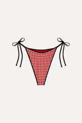 Romeo Cheeky String Bikini Bottom - Cherry Picnic Frankies Bikinis Sale