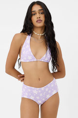 Harlow Terry Halter Bikini Top - Luna Frankies Bikinis Outlet