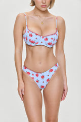 Dove Floral Bikini Bottom - Rosewater Frankies Bikinis Online Shop