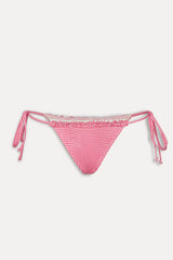 Divine Skimpy String Bikini Bottom - Ladybug Gingham Frankies Bikinis Online