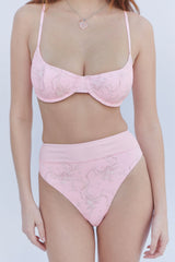 Pam Floral Underwire Bikini Top - Aurora Frankies Bikinis Outlet