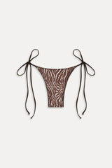 x Réalisation Par Divine Reversible Bikini Bottom - Python/Animal Frankies Bikinis Online