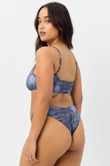 Dallas Bralette Bikini Top - Blue Jean Frankies Bikinis Online Shop