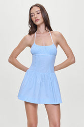 Robin Polka Dot Mini Dress - Raindrop Frankies Bikinis Online