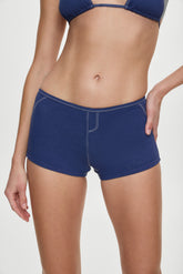 x BELLA HADID Caster Boy Shorts - Summer Denim Frankies Bikinis For Sale