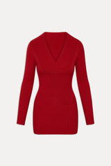 Jade Long Sleeve Knit Mini Dress - Heartstrings Frankies Bikinis For Sale