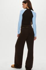 Wesley Knit Pants - Chocolate Brown Frankies Bikinis Sale