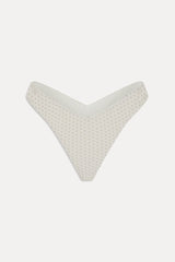 x Khy Enzo Cheeky Bikini Bottom - Pearl Dot Frankies Bikinis Online