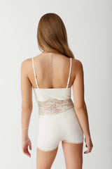 Whisper Lace Bodysuit - Porcelain Frankies Bikinis For Sale