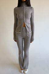 Camden Knit Pants - Rain Cloud Frankies Bikinis Online Shop