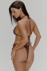 Tia Skimpy String Bikini Bottom - Brown Sugar Frankies Bikinis Online