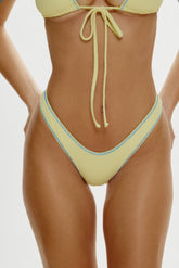 Full Moon Micro Bikini Bottom - Honeycomb Frankies Bikinis Discount