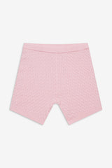 Ariel Knit Shorts - Cozy Pink Frankies Bikinis Discount
