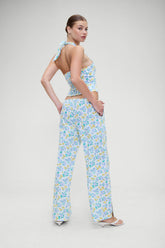 Daisy Low Rise Pant - Coastal Floral Frankies Bikinis Online