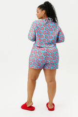 Cheri Terry Cardigan Sweater - Blue Magic Frankies Bikinis Discount