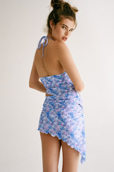 Davie Asymmetrical Shine Skirt - City of Angels Frankies Bikinis Online Shop
