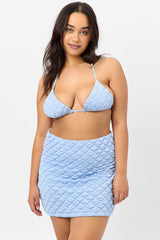 Windward Mini Skirt - Baby Blue Frankies Bikinis Online