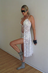 Lucinda Lace Midi Dress - Glass Slipper Frankies Bikinis Sale