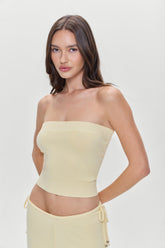 Destiny Knit Strapless Shirt - Buttercup Frankies Bikinis Sale