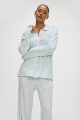 Rory Long Sleeve Sleep Shirt - Malibu Meadow Frankies Bikinis Online