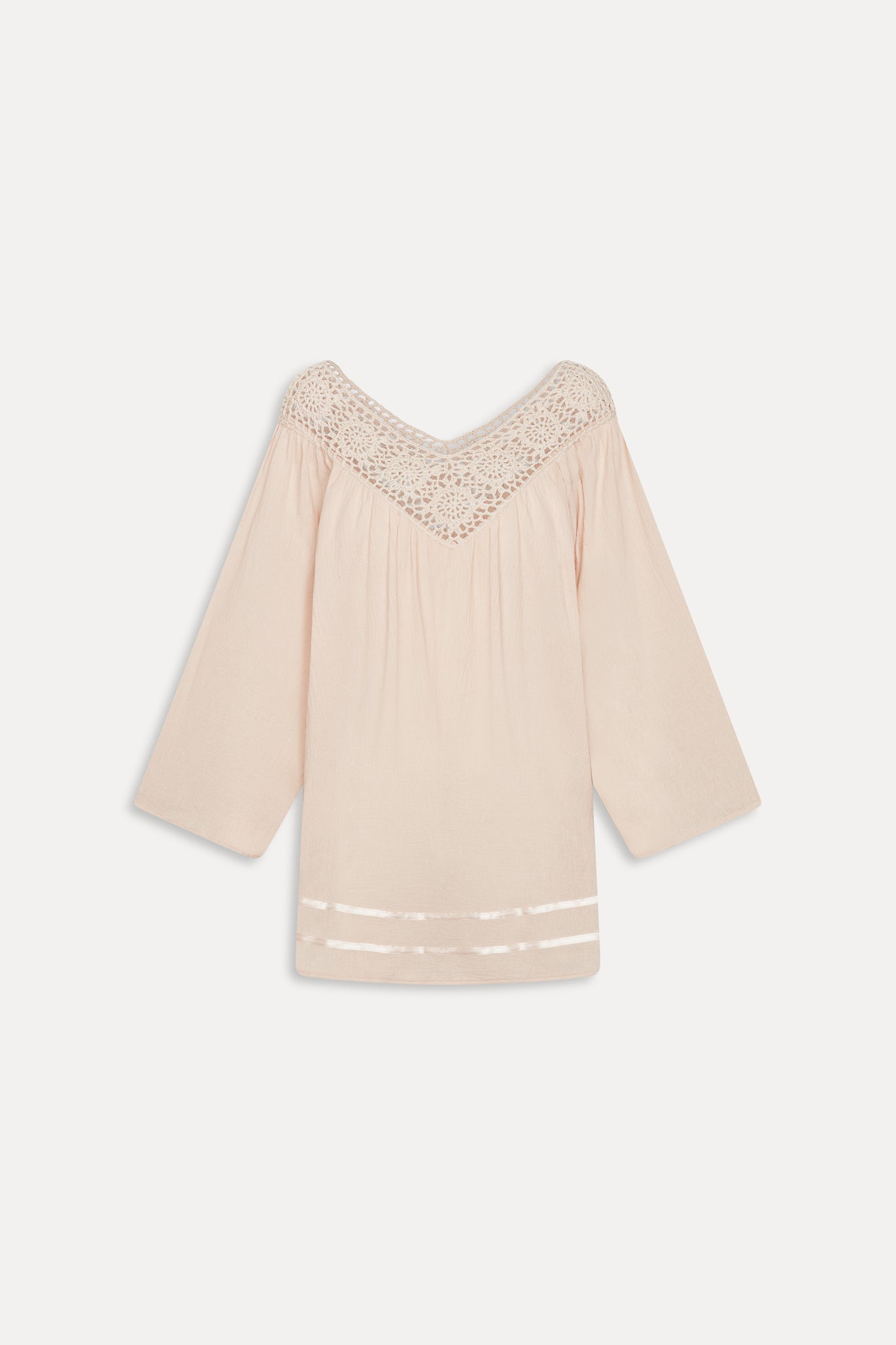 Riviera Cotton Mini Dress - Peach Frankies Bikinis Outlet