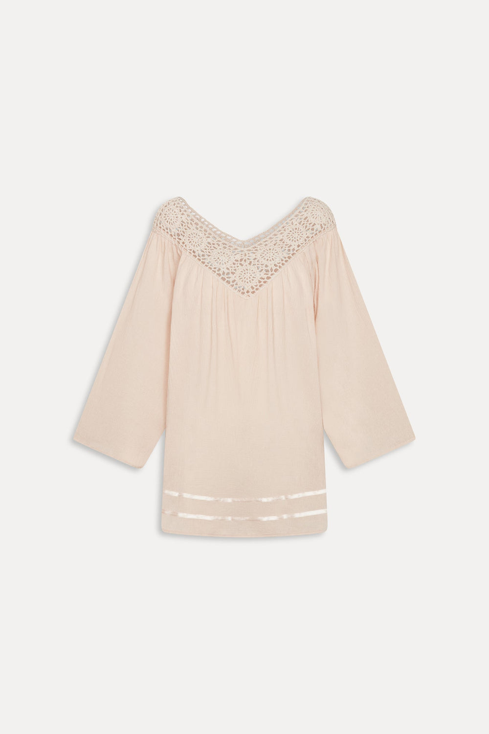 Riviera Cotton Mini Dress - Peach Frankies Bikinis Outlet