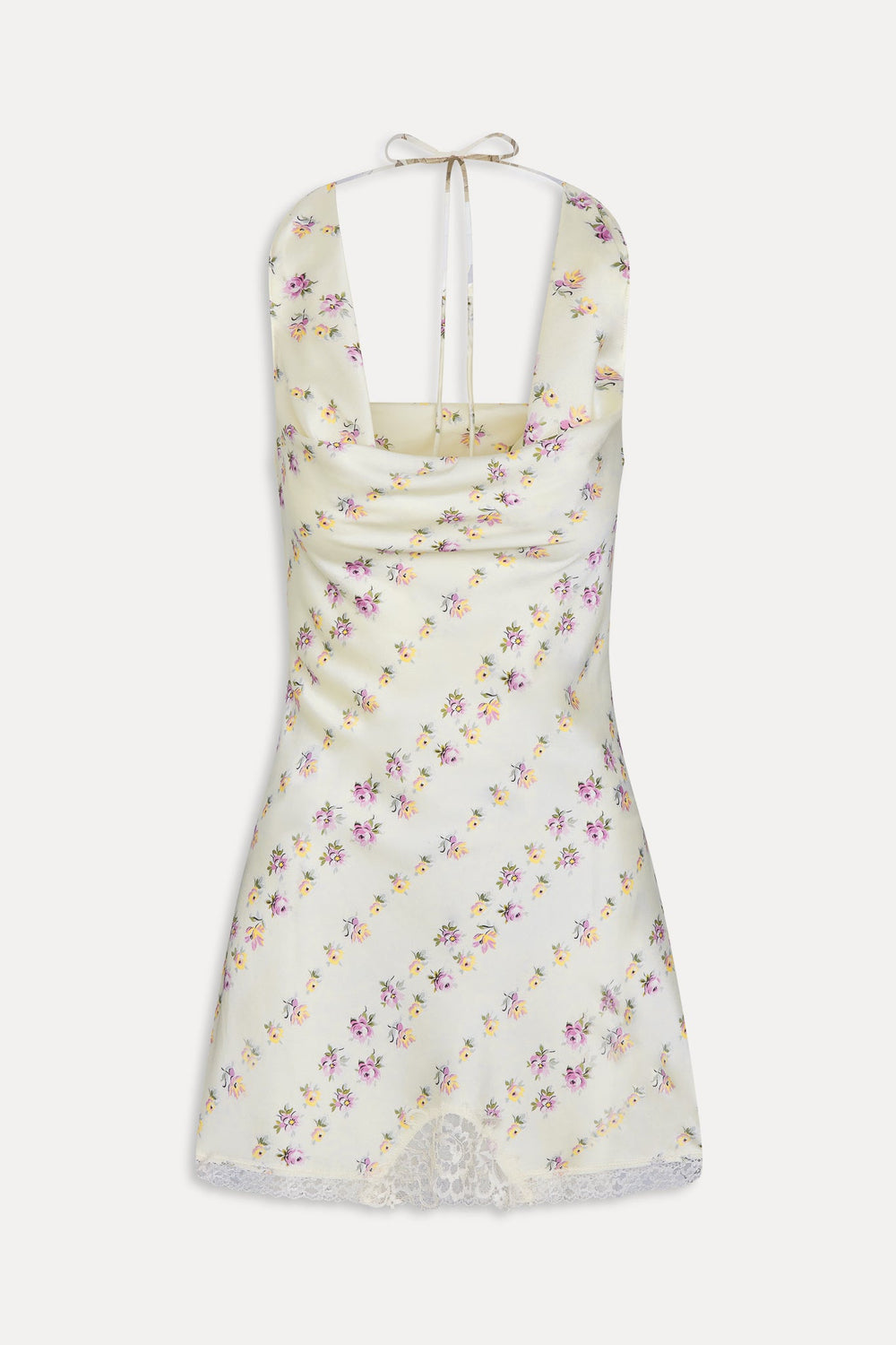 Chloe Silk Mini Dress - Chateau Floral Frankies Bikinis Sale