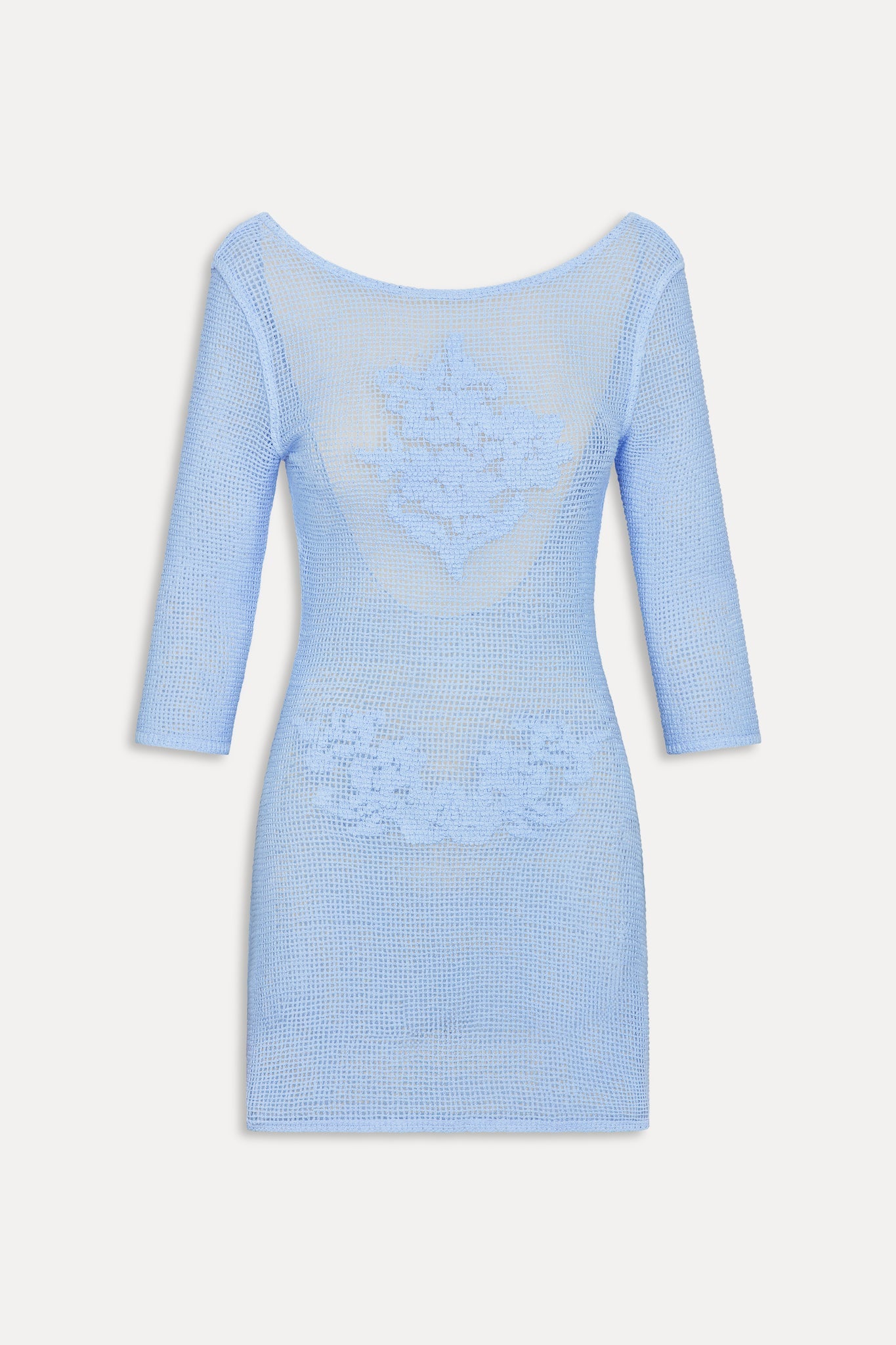 Le Jardin Crochet Mini Dress - Blue Jay Frankies Bikinis Online