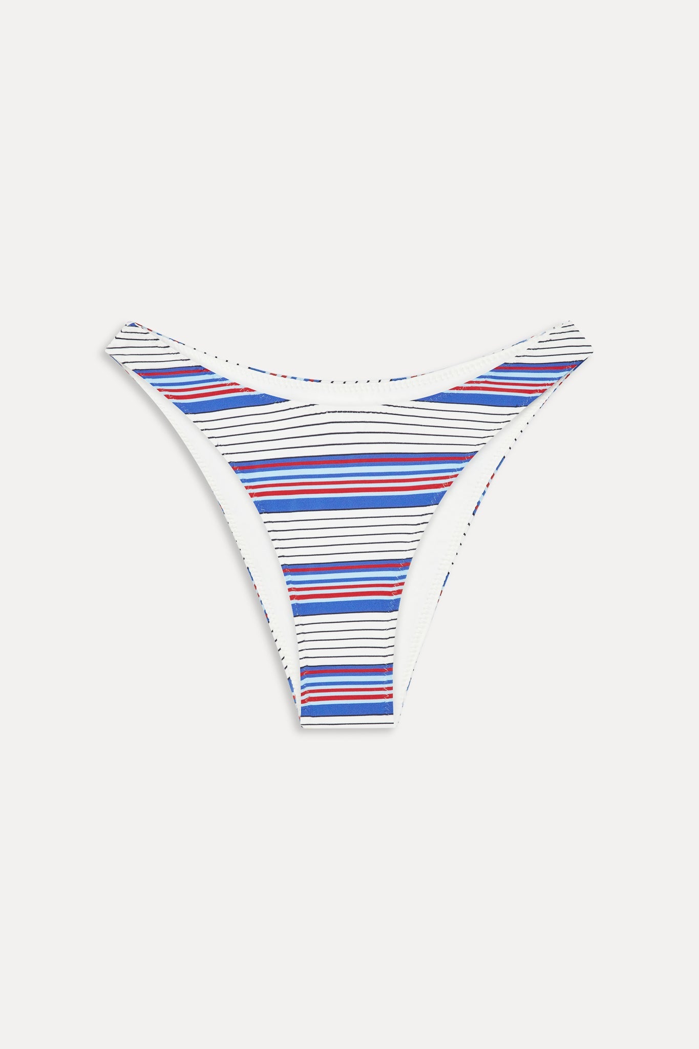 Dove Striped Bikini Bottom - St. Tropez Stripe Frankies Bikinis For Sale