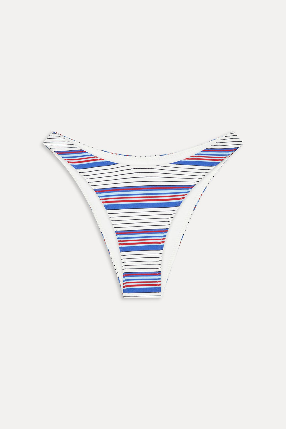 Dove Striped Bikini Bottom - St. Tropez Stripe Frankies Bikinis For Sale