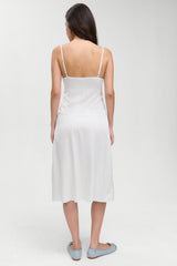 Laura Silk Midi Skirt - French Pearl Frankies Bikinis Online