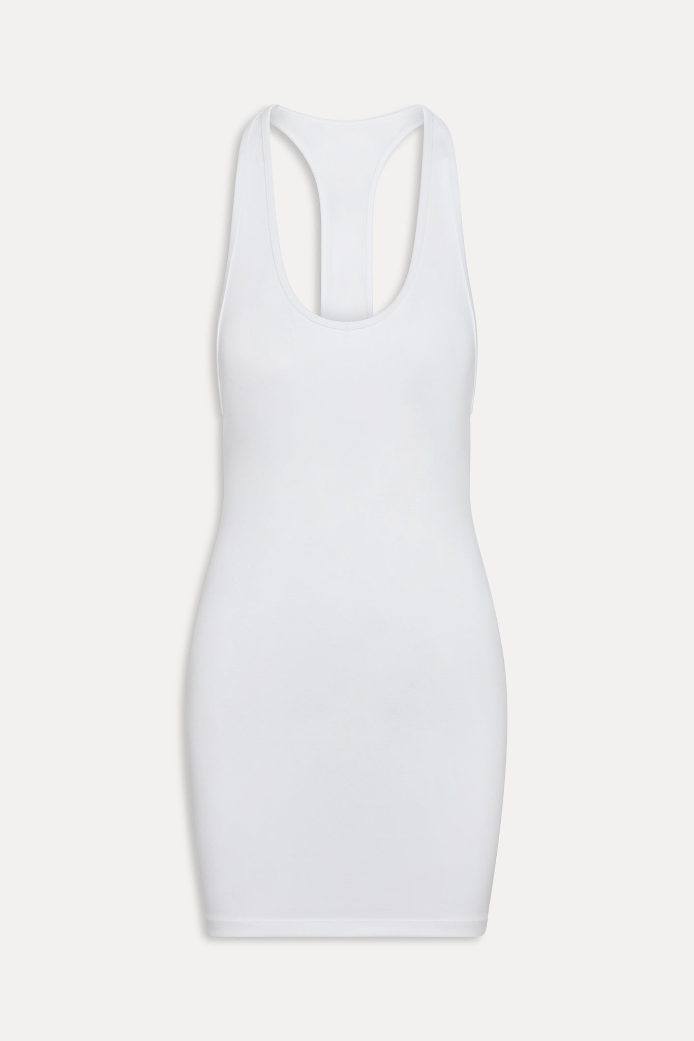 x JENNIE Bianca Cotton Mini Dress - Optic White Frankies Bikinis Online Shop