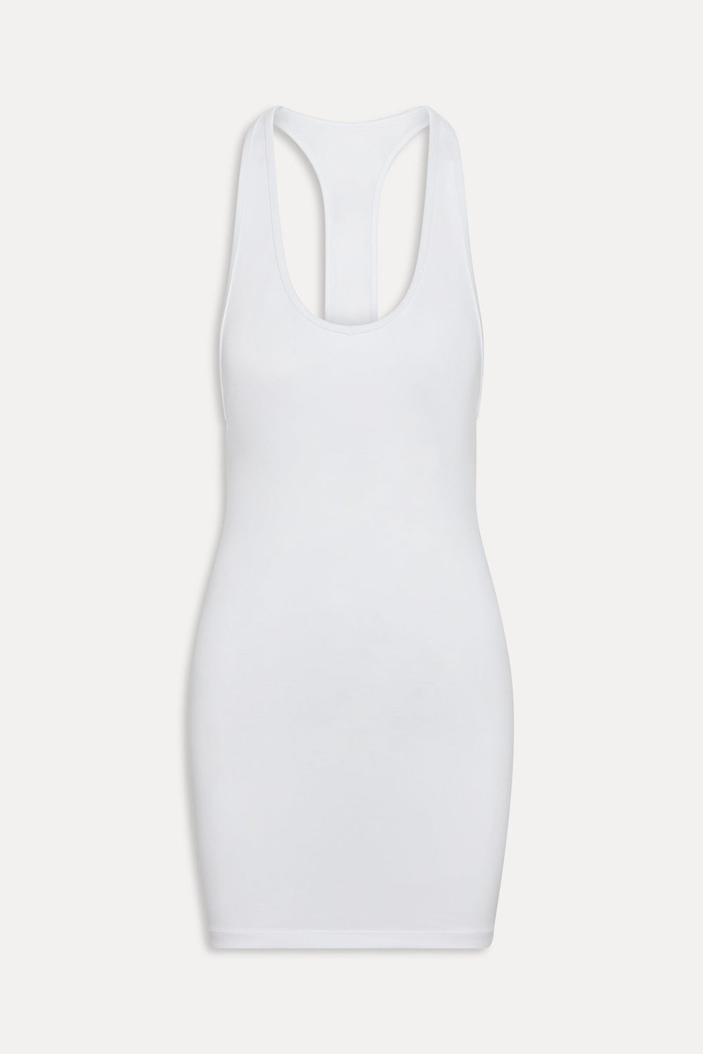 x JENNIE Bianca Cotton Mini Dress - Optic White Frankies Bikinis Online Shop