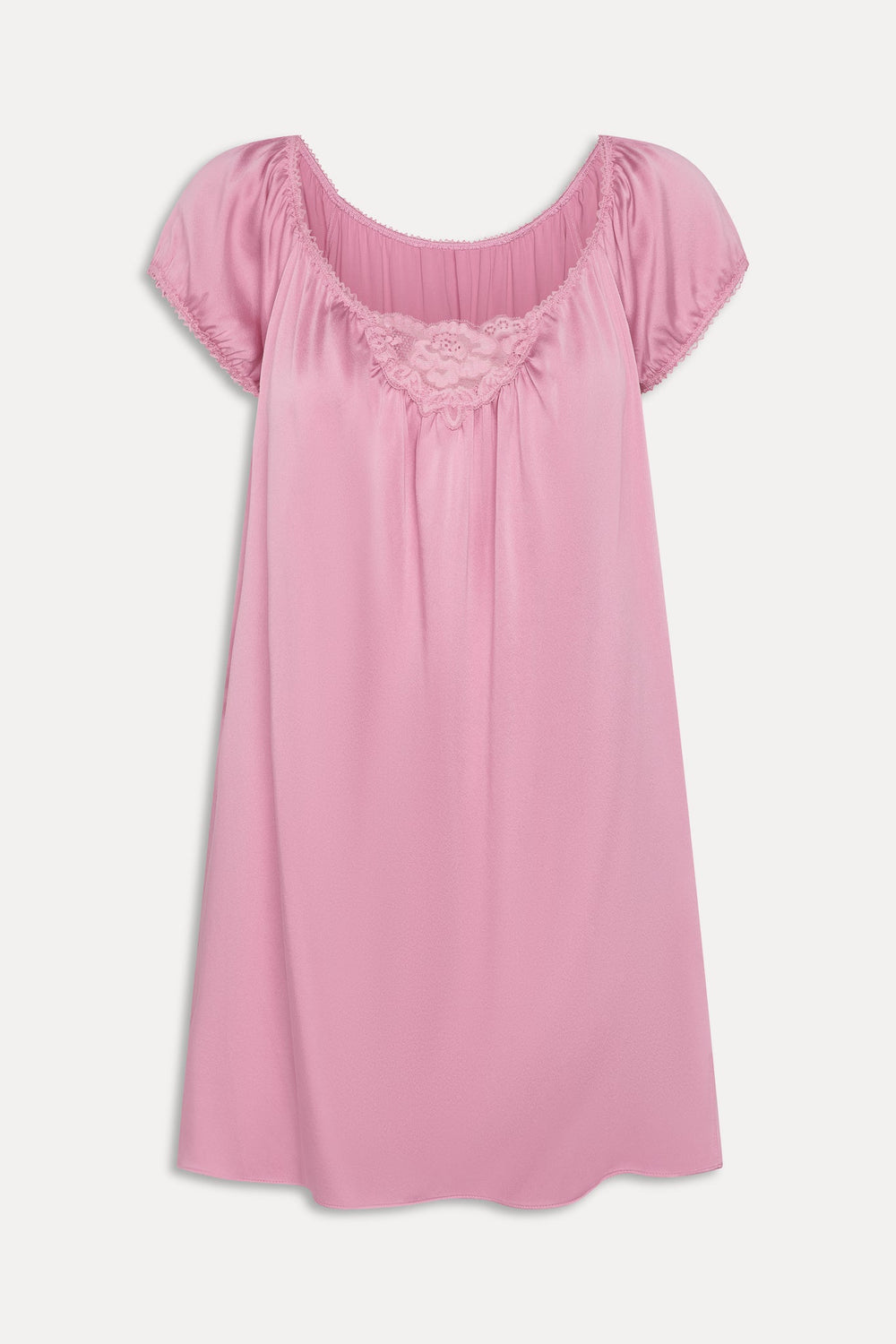 Bo Silk Babydoll Dress - Sunset Pink Frankies Bikinis For Sale