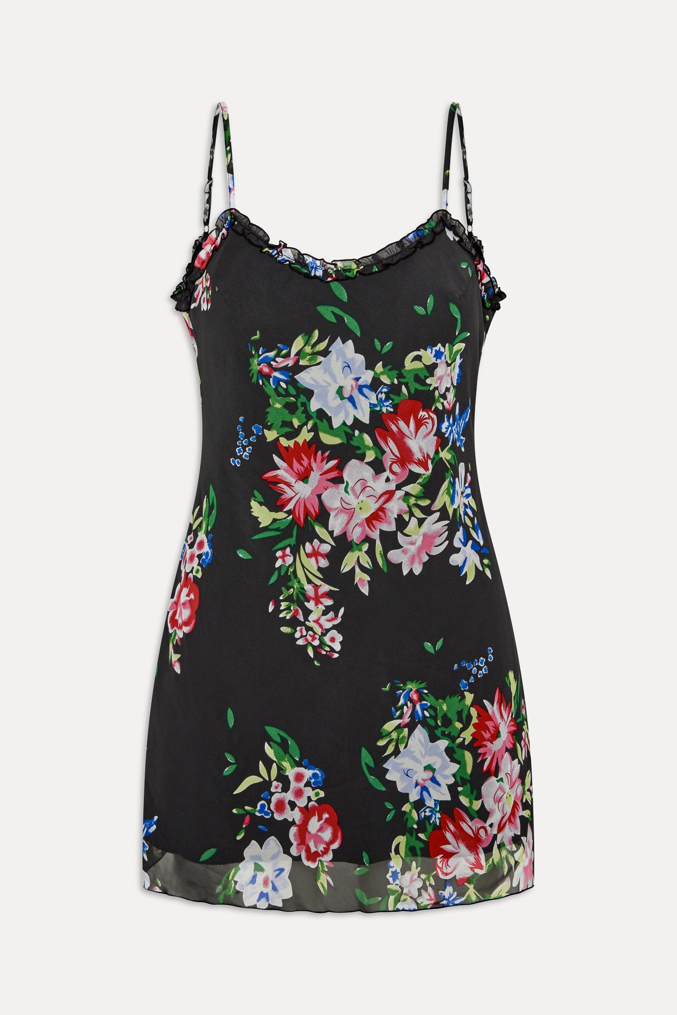 Josie Floral Mini Dress - Bouquet Frankies Bikinis Outlet