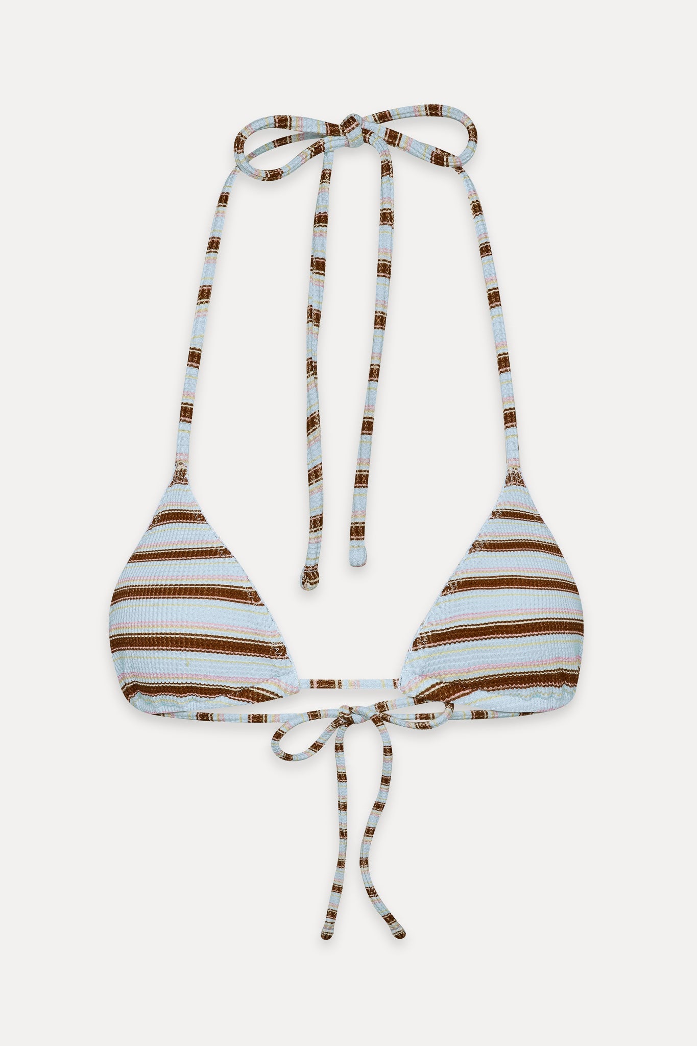 Nick Triangle Striped Bikini Top - Verona Stripe Frankies Bikinis Outlet