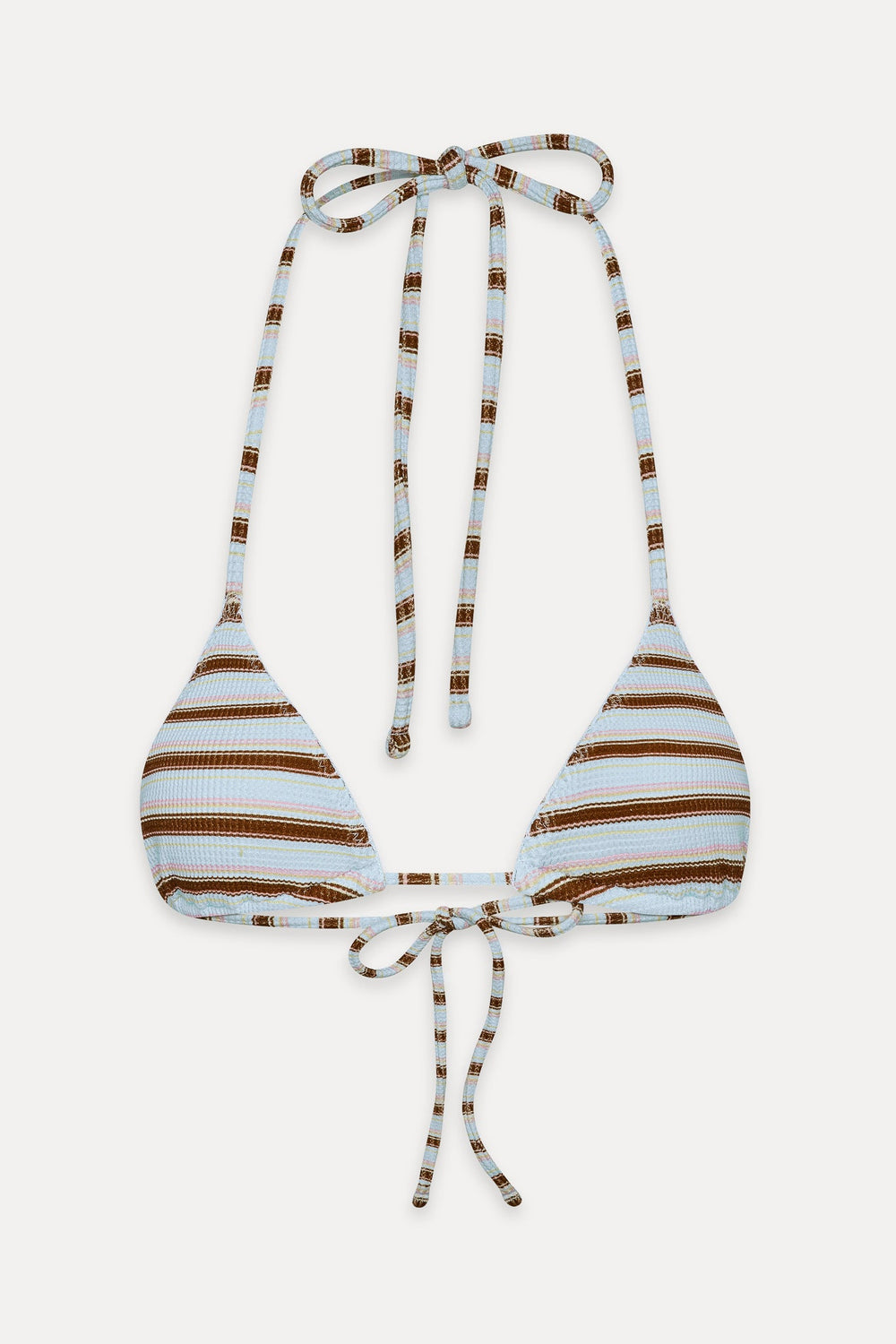 Nick Triangle Striped Bikini Top - Verona Stripe Frankies Bikinis Outlet