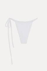 Conrad Skimpy Bikini Bottom - Optic White Frankies Bikinis For Sale