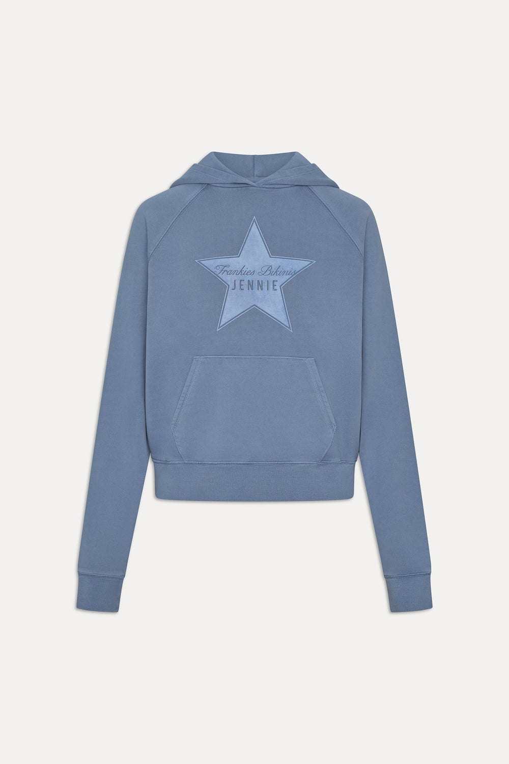 x JENNIE Jane Cropped Terry Hoodie - Jennie Blue Frankies Bikinis Online