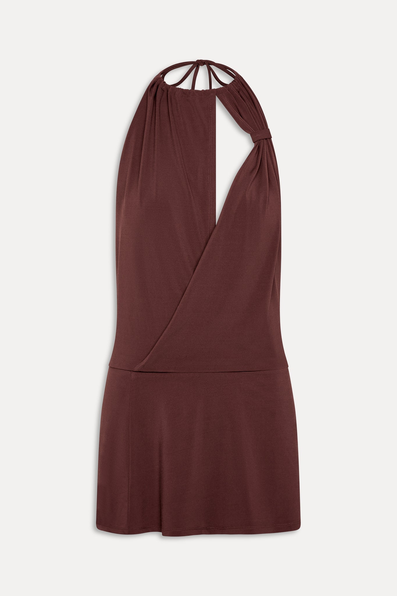Cindy Wrap Mini Dress - Driftwood Frankies Bikinis Online
