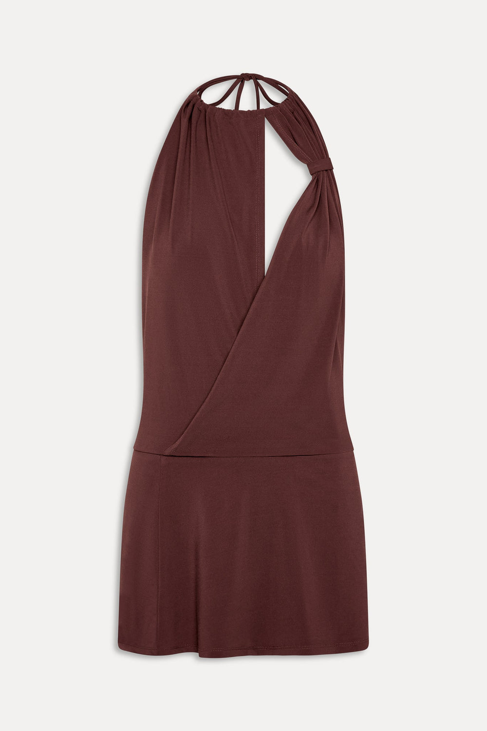 Cindy Wrap Mini Dress - Driftwood Frankies Bikinis Online