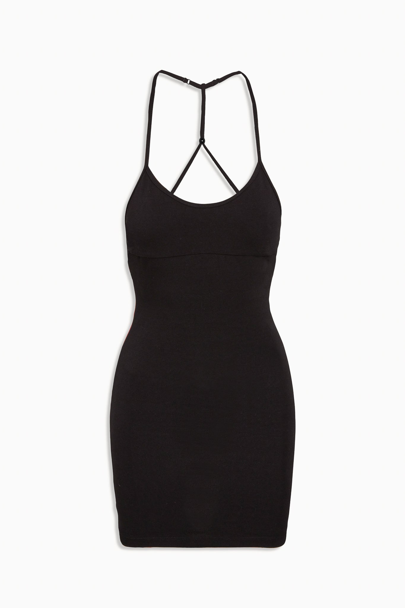 x JENNIE Carla Cotton Mini Dress - Black Frankies Bikinis For Sale