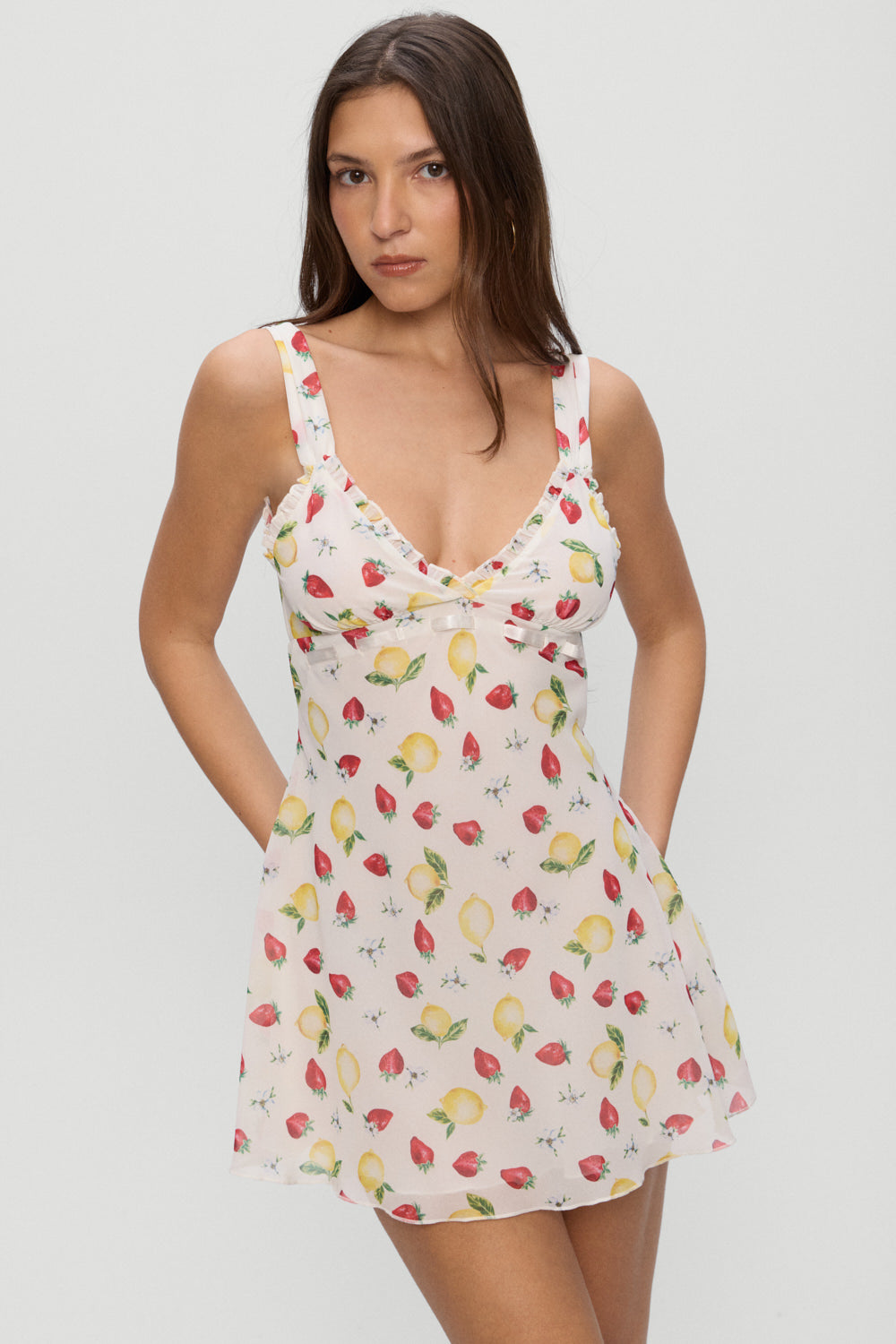 Dreamer Chiffon Mini Dress - Amalfi Frankies Bikinis Outlet