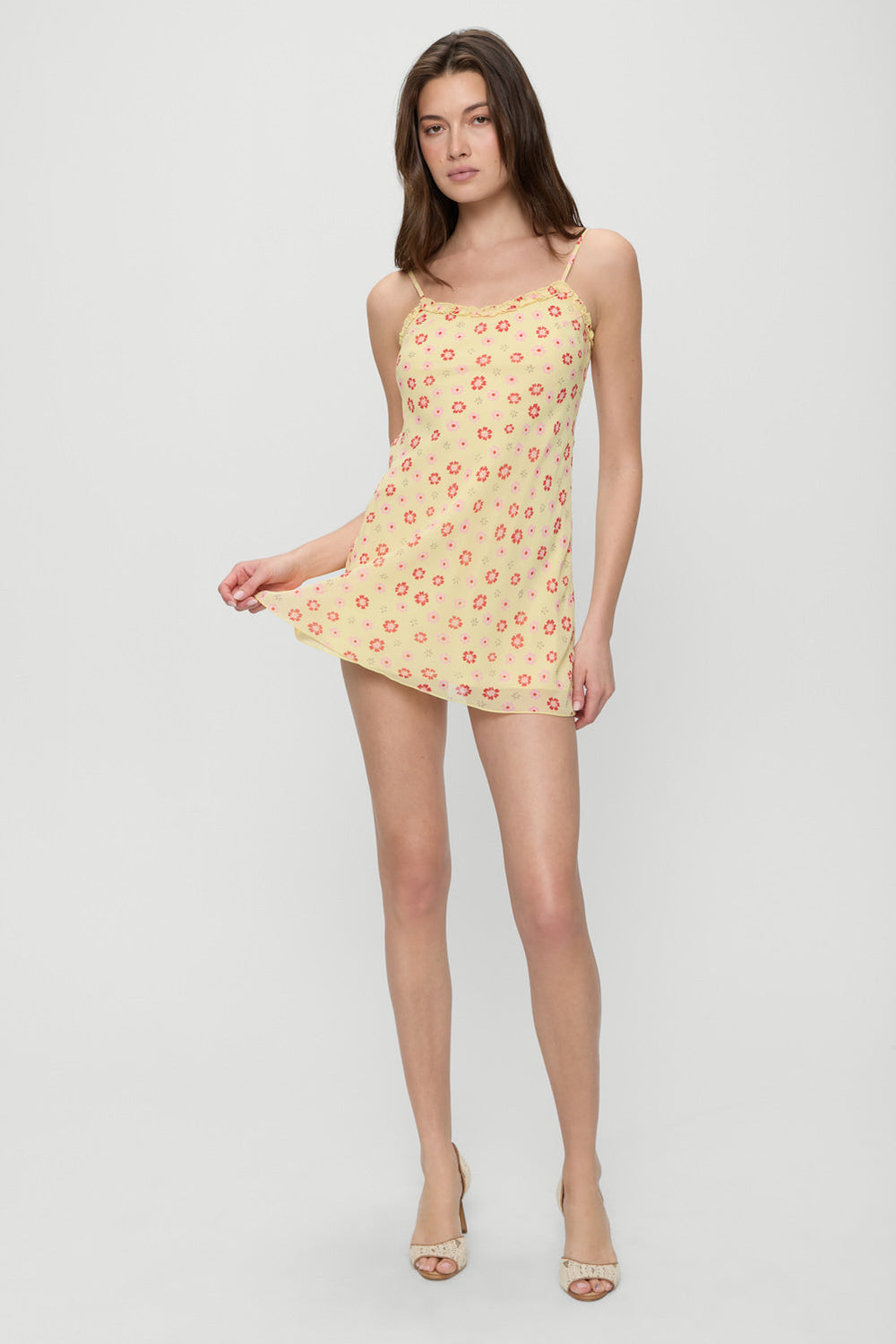 Josie Floral Mini Dress - Sparklers Frankies Bikinis Outlet