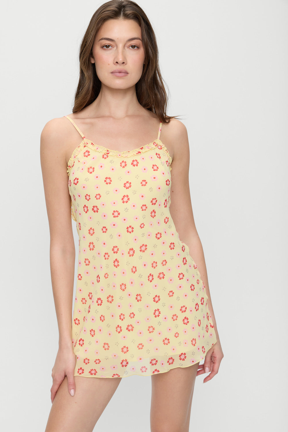 Josie Floral Mini Dress - Sparklers Frankies Bikinis Outlet