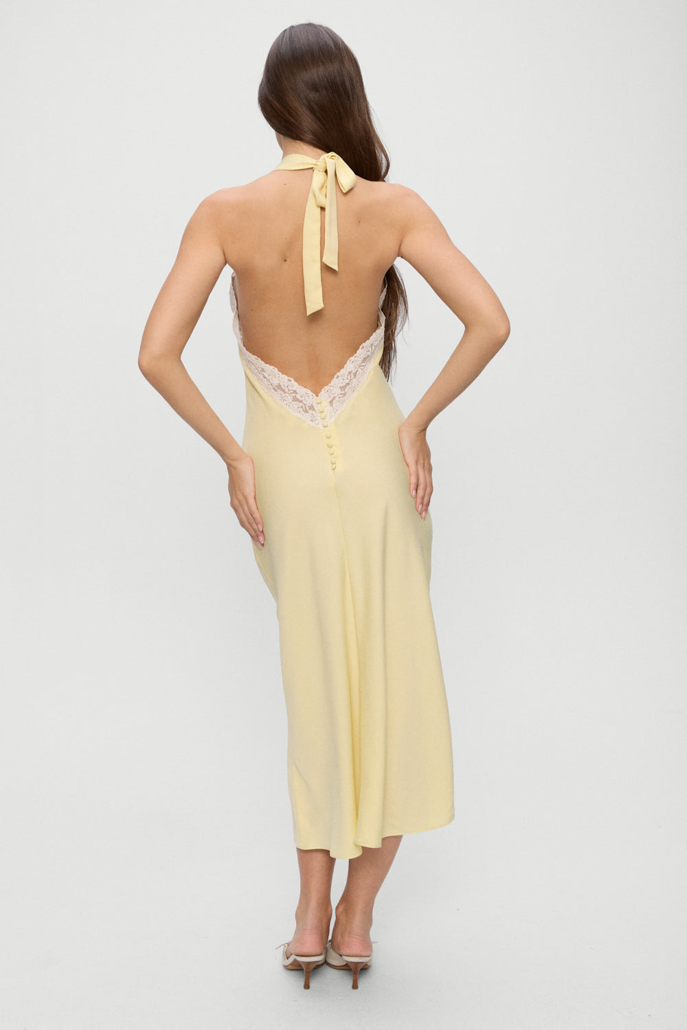 Darcy Satin Midi Dress - Whipped Butter Frankies Bikinis Online Shop