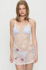 Apollo Crochet Mini Dress - Tanlines Frankies Bikinis For Sale
