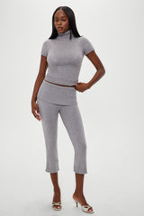 Milo Knit Capri Pants - Cloud Cover Frankies Bikinis For Sale