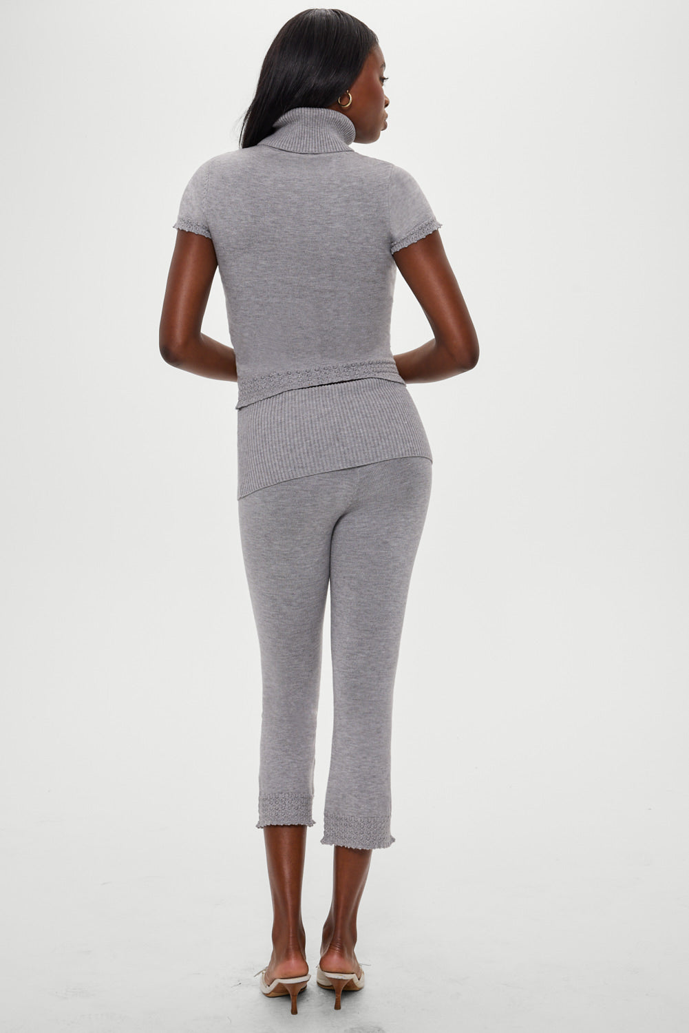 Milo Knit Capri Pants - Cloud Cover Frankies Bikinis For Sale