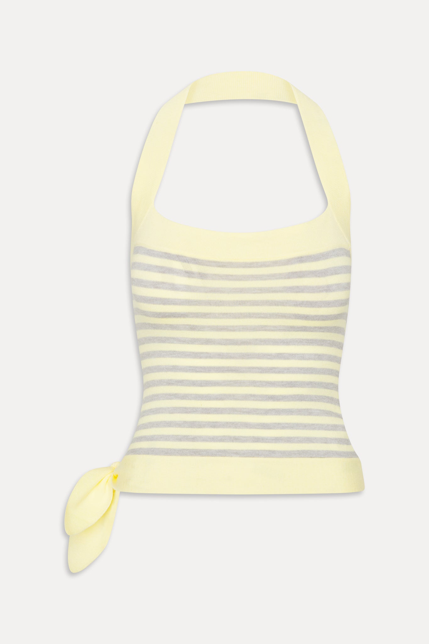 Quinn Knit Halter Top - Echo Stripe Frankies Bikinis Outlet
